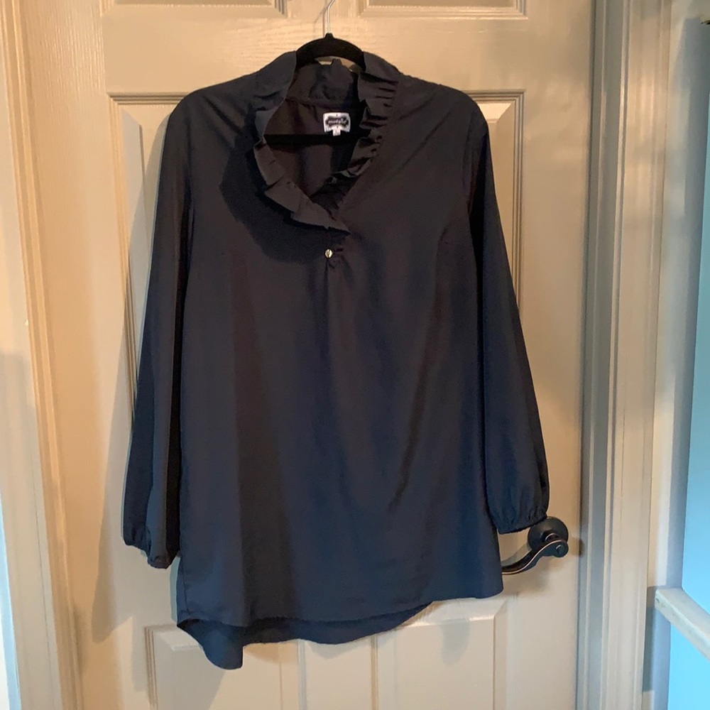 Ruffle collar blouse